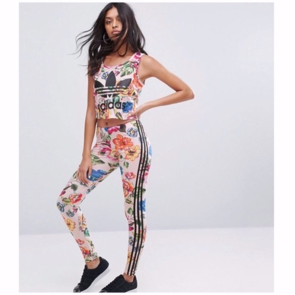 Adidas Originals X Farm Colaboration Leggings - Picture 8 of 8